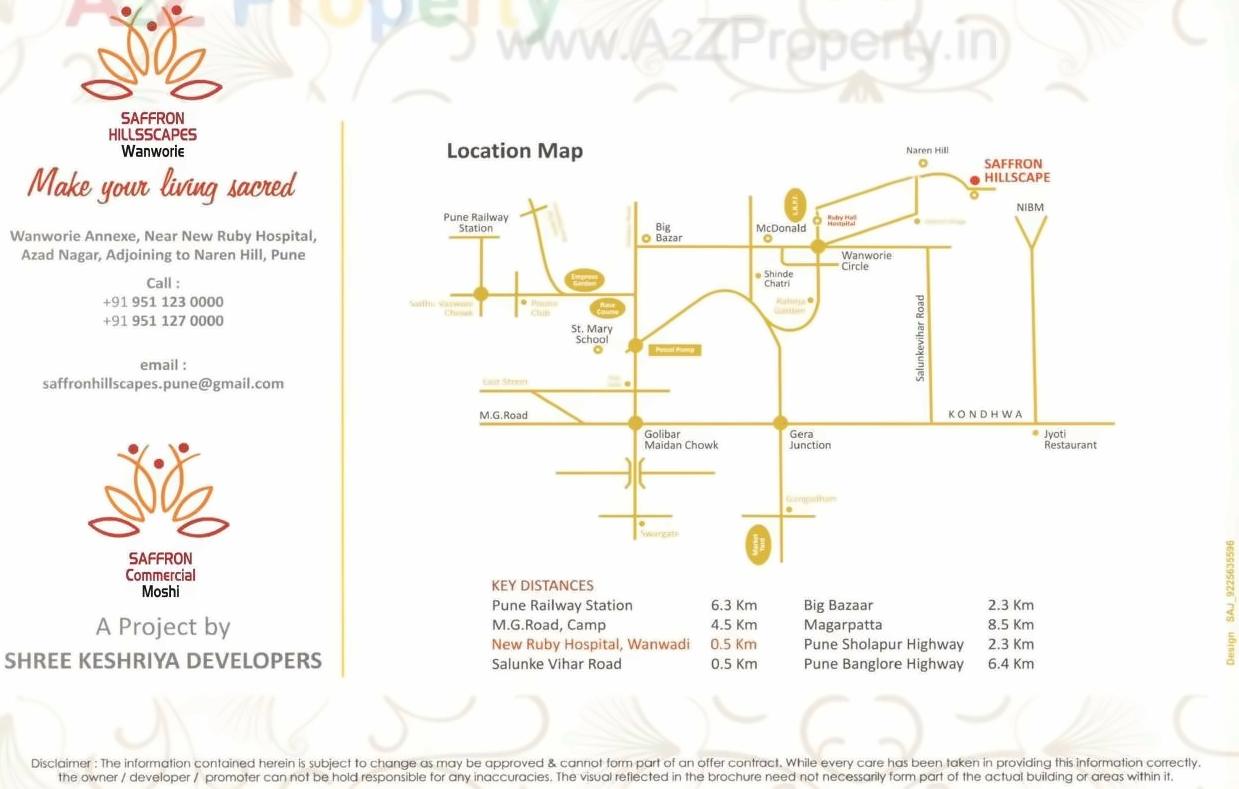  of real estate project Saffron Hillscapes located at Mohammadwadi, Pune, Maharashtra