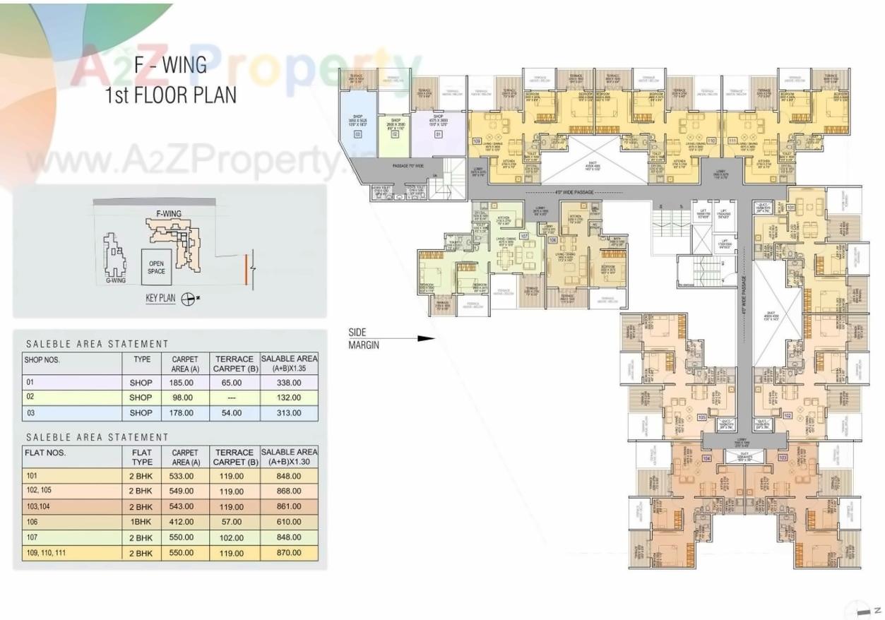 Layout of real estate project Saheels Fortune Park Ii located at Pimpri-chinchawad-m-corp, Pune, Maharashtra