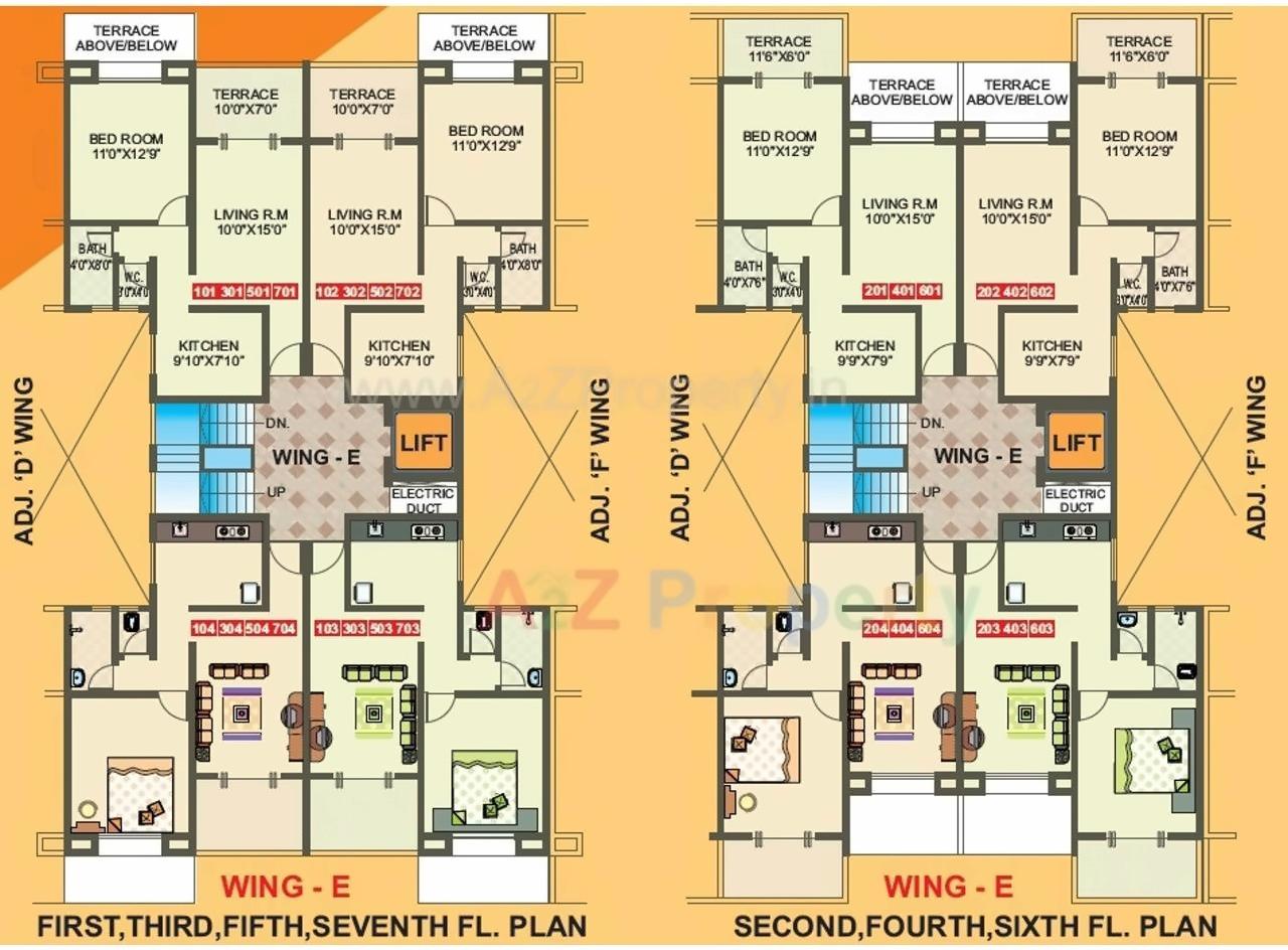 Layout of real estate project Sahil Heights located at Pimpri-chinchawad-m-corp, Pune, Maharashtra