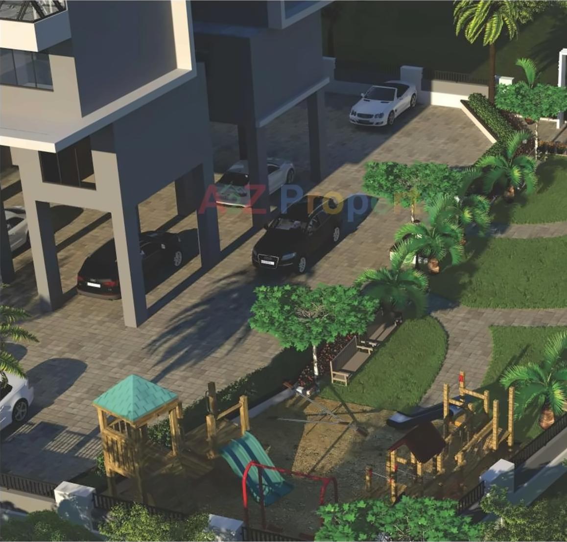 3D Elevation of real estate project Sai Aura located at Pimpri-chinchawad-m-corp, Pune, Maharashtra