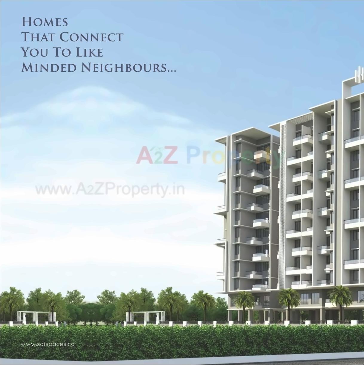 3D Elevation of real estate project Sai Aura located at Pimpri-chinchawad-m-corp, Pune, Maharashtra