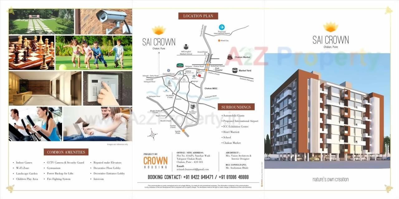  of real estate project Sai Crown located at Nanekarwadi-ct, Pune, Maharashtra
