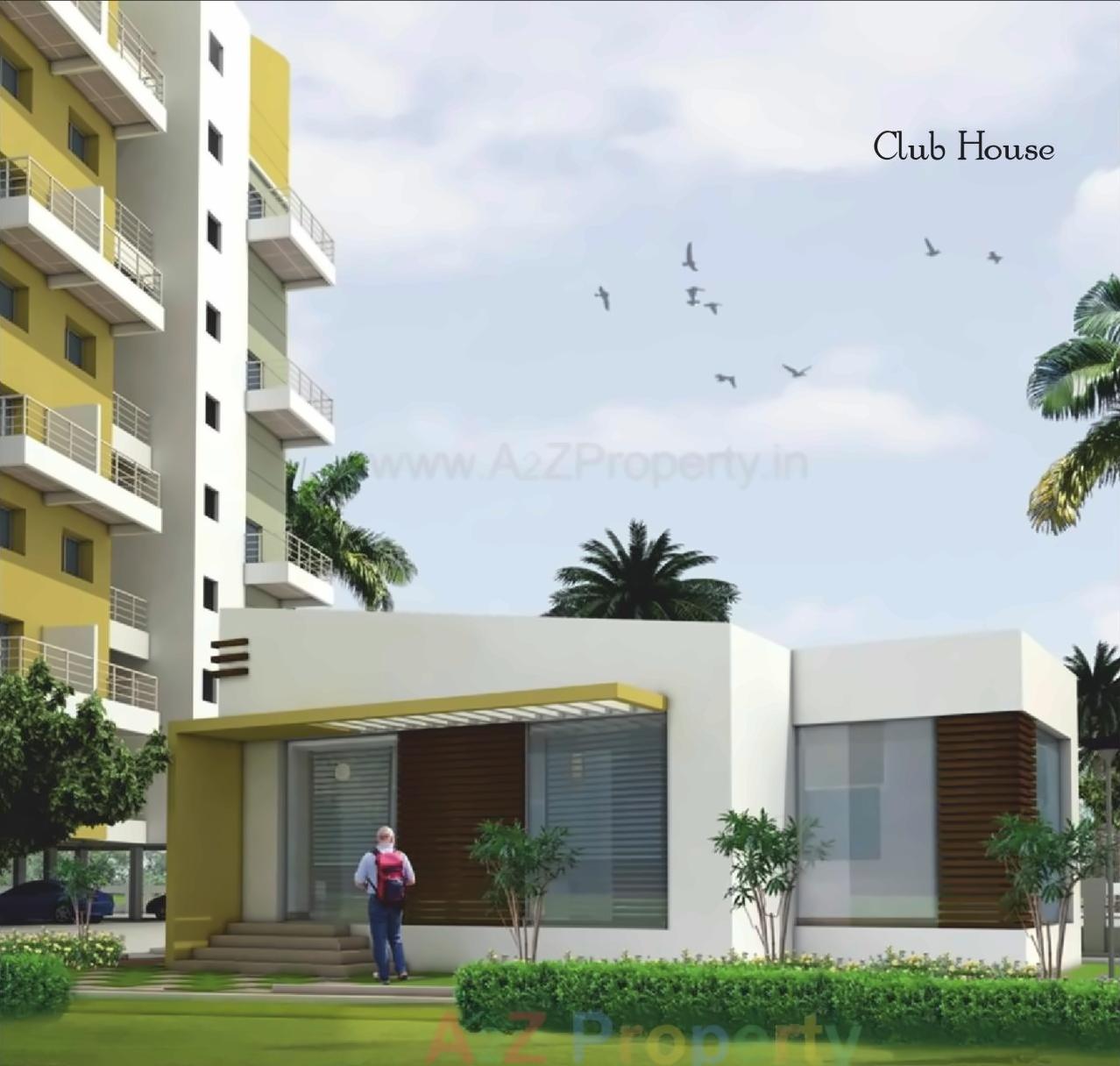 3D Elevation of real estate project Sai Krupa Residency located at Lohgaon, Pune, Maharashtra