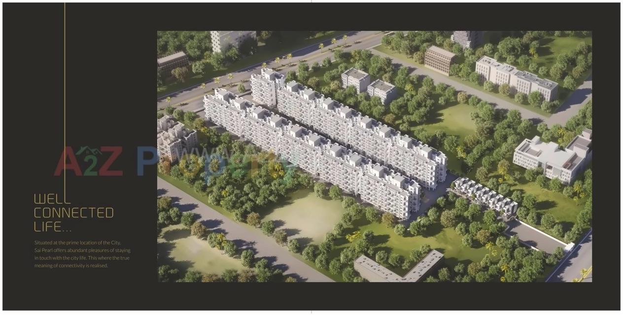 3D Elevation of real estate project Sai Pearl located at Pimpale-saudagar, Pune, Maharashtra