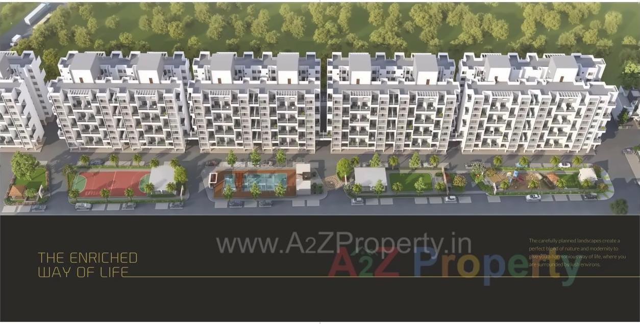 3D Elevation of real estate project Sai Pearl located at Pimpale-saudagar, Pune, Maharashtra