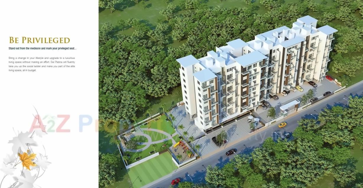 3D Elevation of real estate project Sai Platina located at Pimpri-chinchawad-m-corp, Pune, Maharashtra
