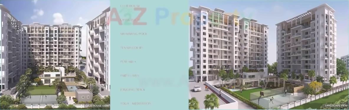 3D Elevation of real estate project Sai Samarth Construction The West Ford located at Pimpale-saudagar, Pune, Maharashtra