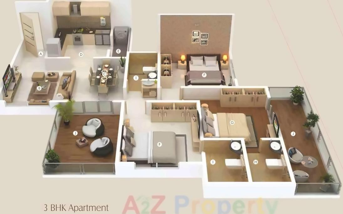 Layout of real estate project Sai Samarth Construction The West Ford located at Pimpale-saudagar, Pune, Maharashtra