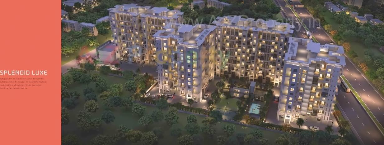 3D Elevation of real estate project Sai Samarth Construction The West Ford located at Pimpale-saudagar, Pune, Maharashtra