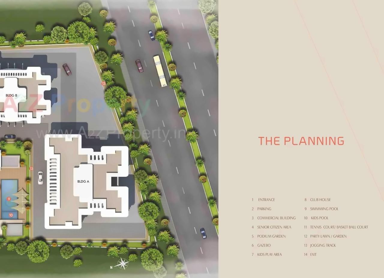 Layout of real estate project Sai Samarth Construction The West Ford located at Pimpale-saudagar, Pune, Maharashtra