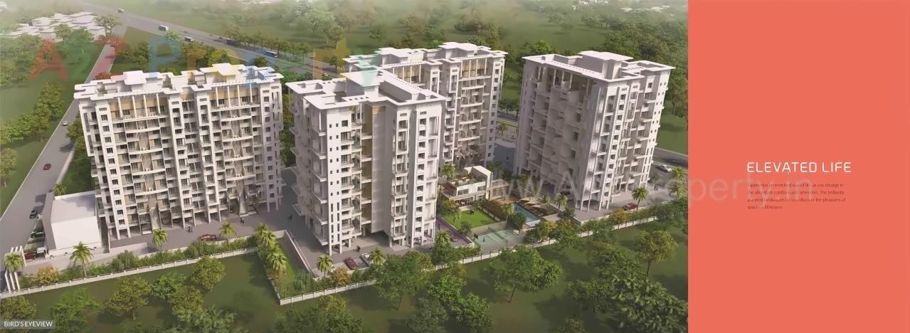 3D Elevation of real estate project Sai Samarth Construction The West Ford located at Pimpale-saudagar, Pune, Maharashtra