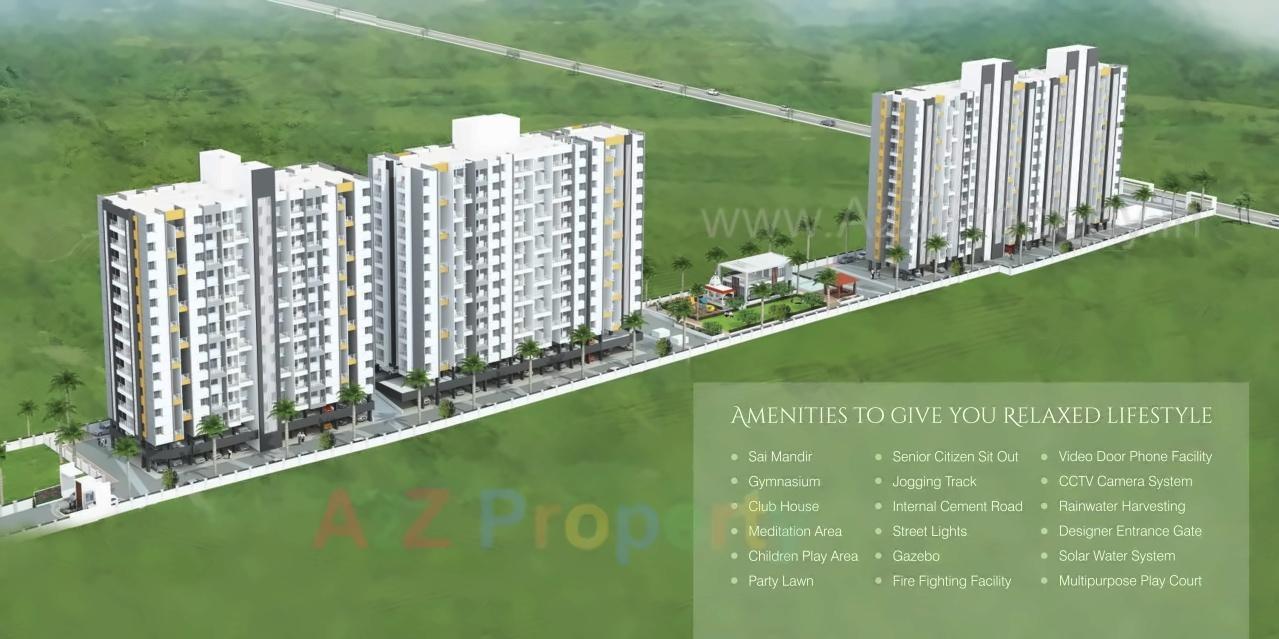 3D Elevation of real estate project Sai Sanskruti located at Yawalewadi, Pune, Maharashtra