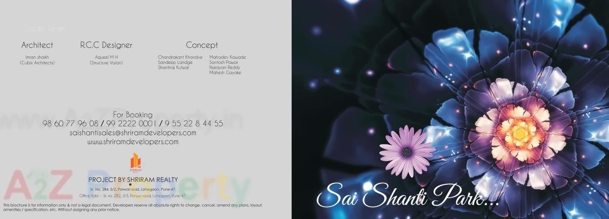  of real estate project Sai Shanti Park located at Lohgaon, Pune, Maharashtra
