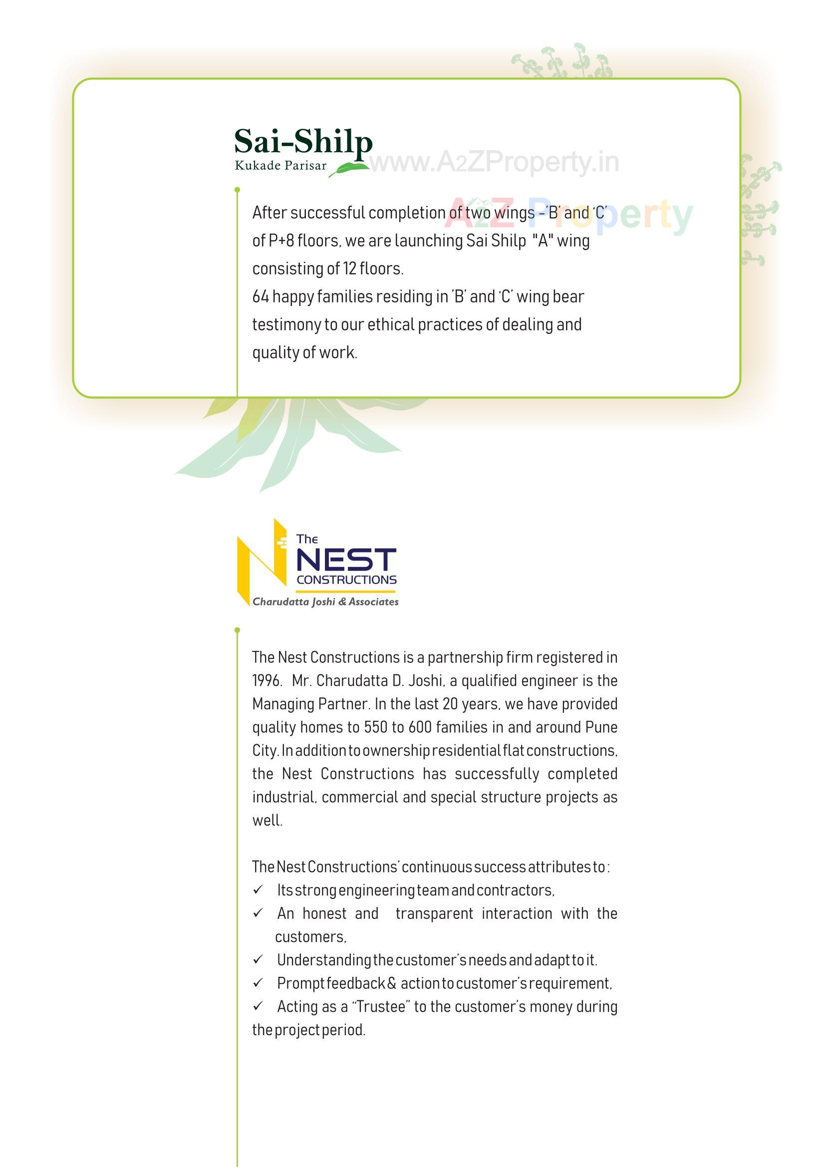  of real estate project Sai Shilp Kukade Parisar (padmadarshan Society) located at Pune-city, Pune, Maharashtra