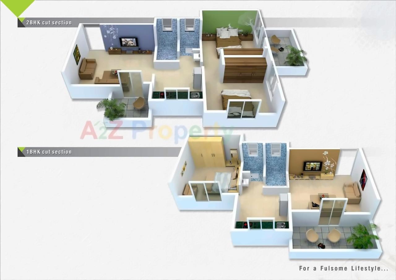 Layout of real estate project Sai Shraddha Park B C D E F G H J K L Project located at Pimpri-chinchawad-m-corp, Pune, Maharashtra