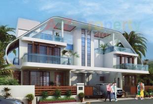 Elevation of real estate project Sai World Retreat located at Varsoli, Pune, Maharashtra