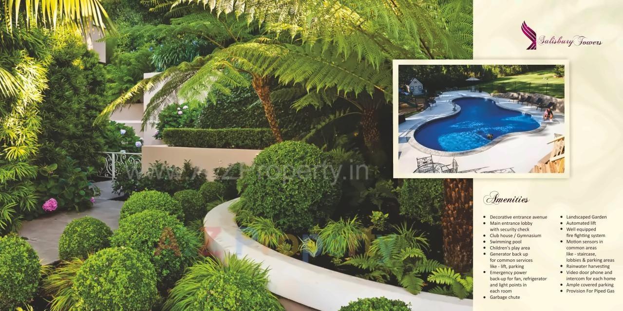 3D Elevation of real estate project Salisbury Towers located at Gultekadi, Pune, Maharashtra