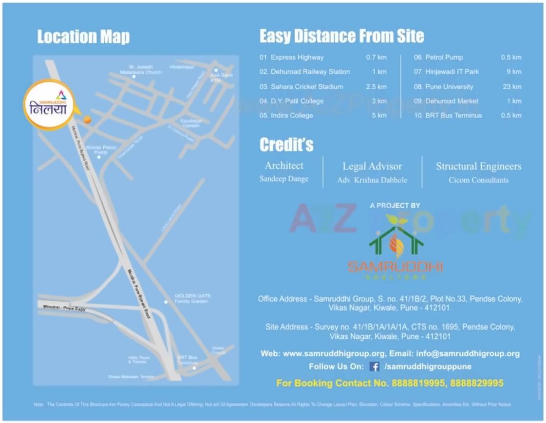  of real estate project Samruddhi Nilaya located at Kivale, Pune, Maharashtra