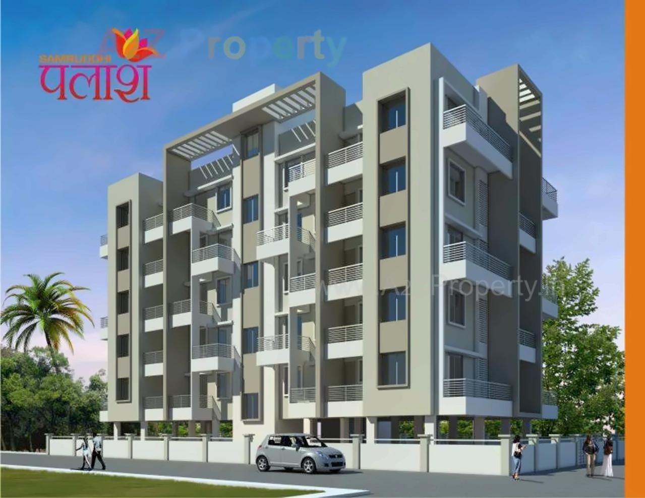 3D Elevation of real estate project Samruddhi Palash located at Kivale, Pune, Maharashtra