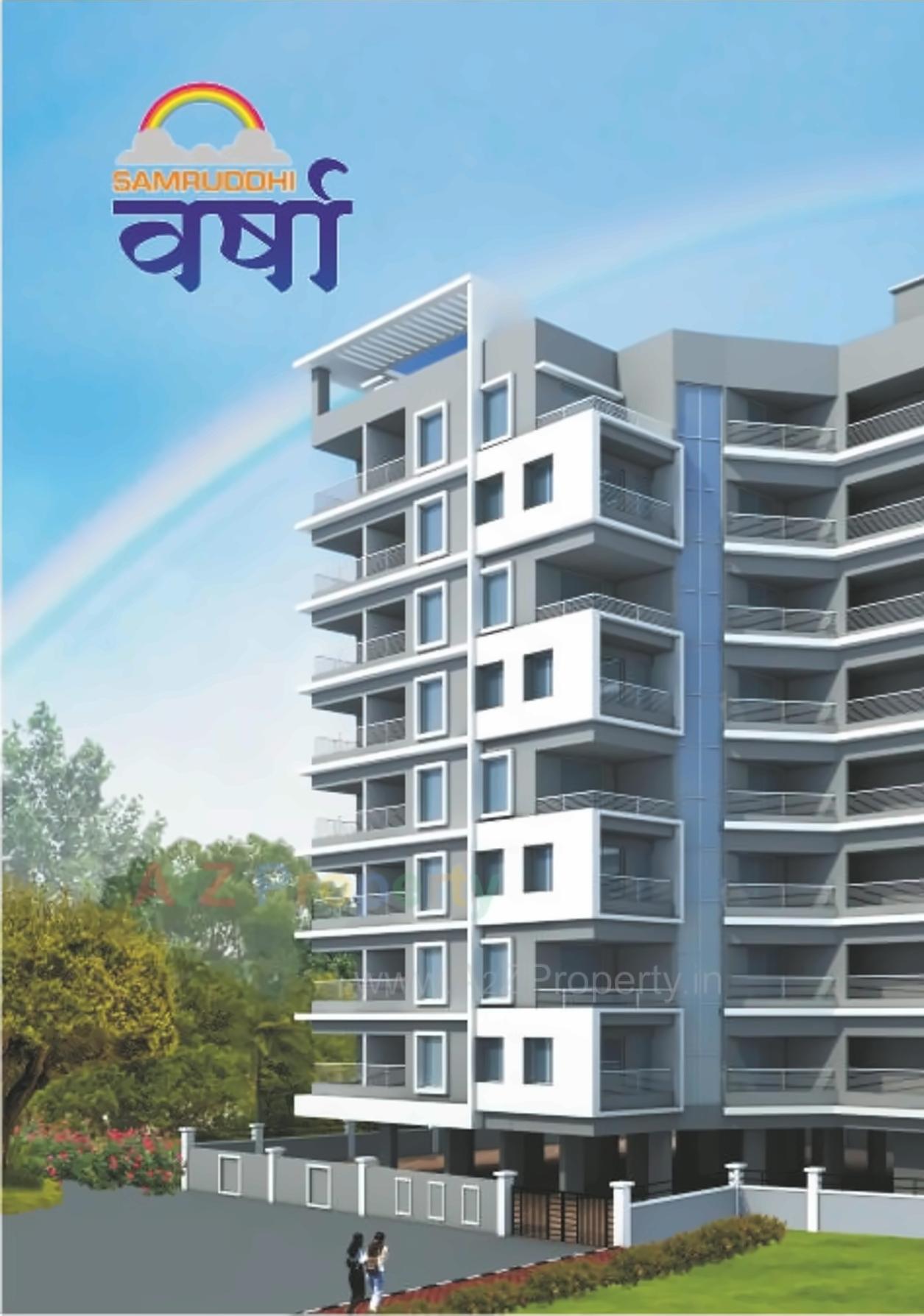 3D Elevation of real estate project Samruddhi Varsha located at Pimpri-chinchawad-m-corp, Pune, Maharashtra