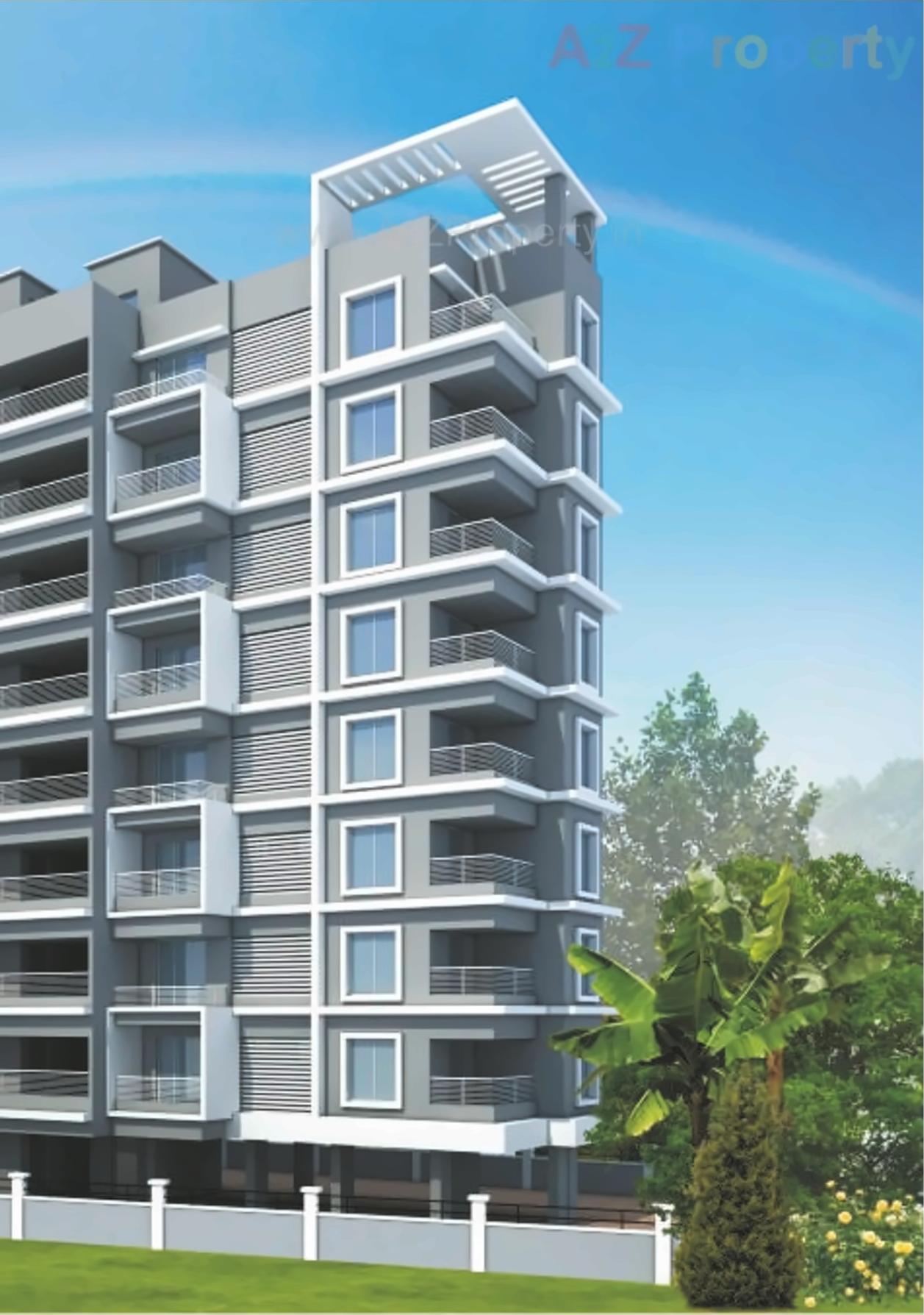 3D Elevation of real estate project Samruddhi Varsha located at Pimpri-chinchawad-m-corp, Pune, Maharashtra