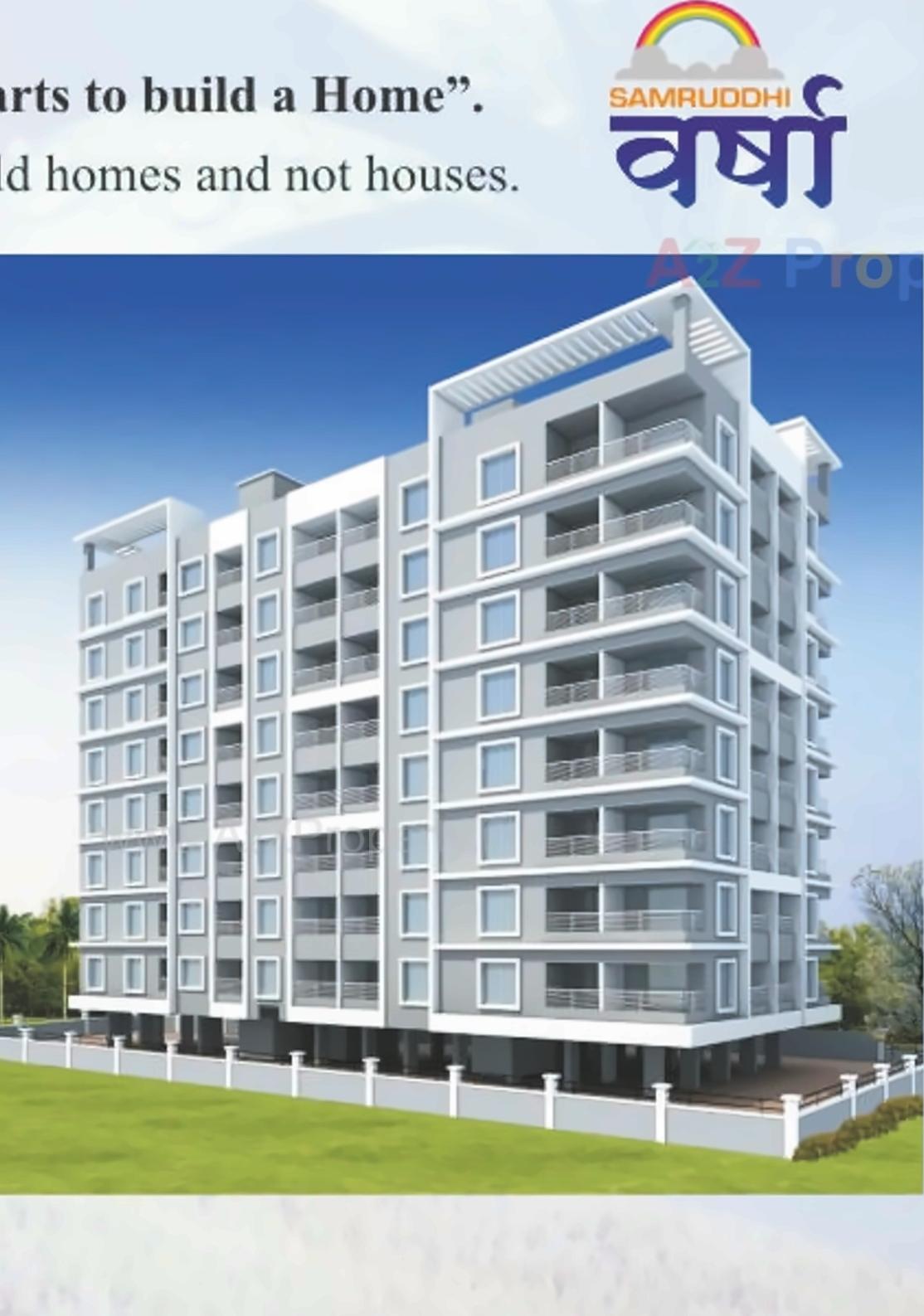 3D Elevation of real estate project Samruddhi Varsha located at Pimpri-chinchawad-m-corp, Pune, Maharashtra
