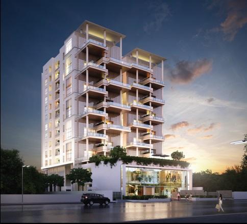 3D Elevation of real estate project Sangam Solitaire located at Pune-m-corp, Pune, Maharashtra