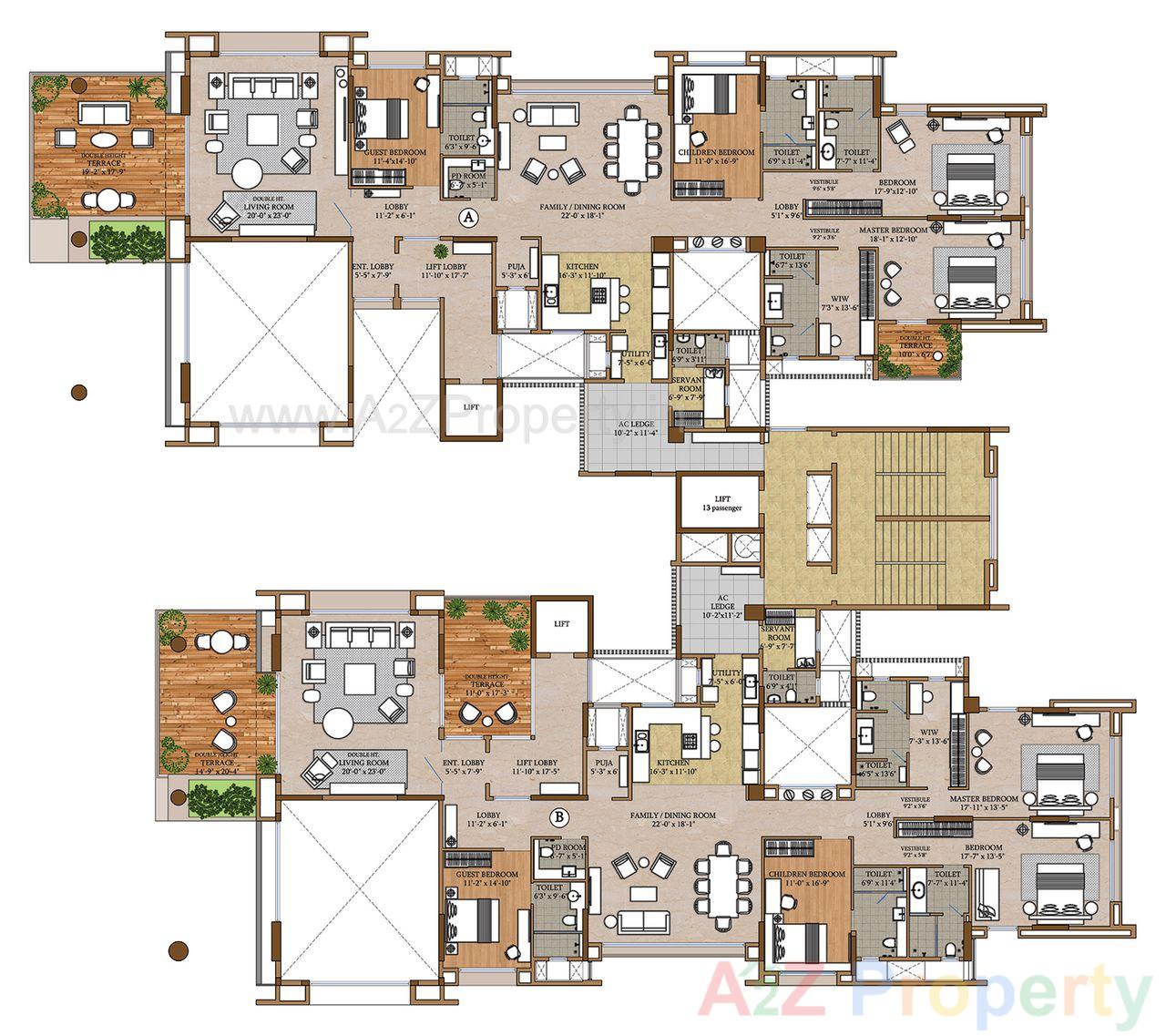 Ss_5 9 11 13 Floor of real estate project Sangam Solitaire located at Pune-m-corp, Pune, Maharashtra