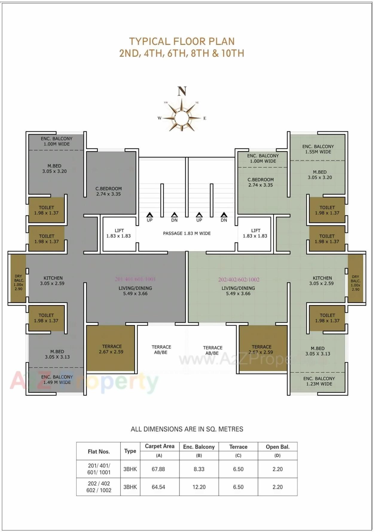 Layout of real estate project Saptasur located at Kothrud, Pune, Maharashtra