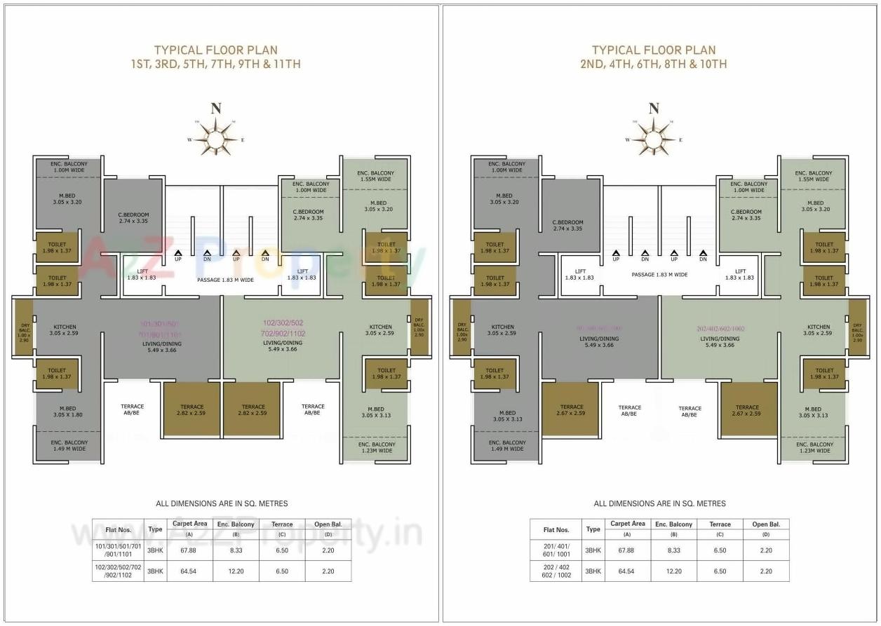 Layout of real estate project Saptasur located at Kothrud, Pune, Maharashtra
