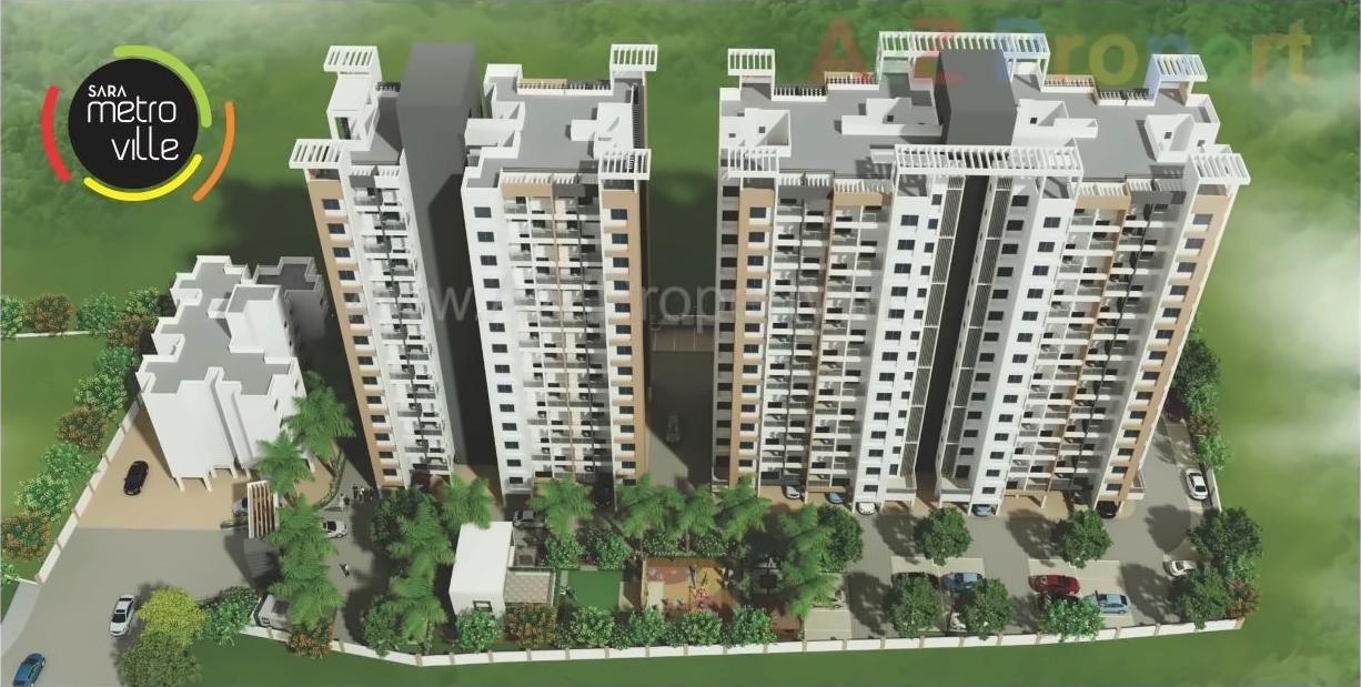 3D Elevation of real estate project Sara Metroville B located at Punawale, Pune, Maharashtra
