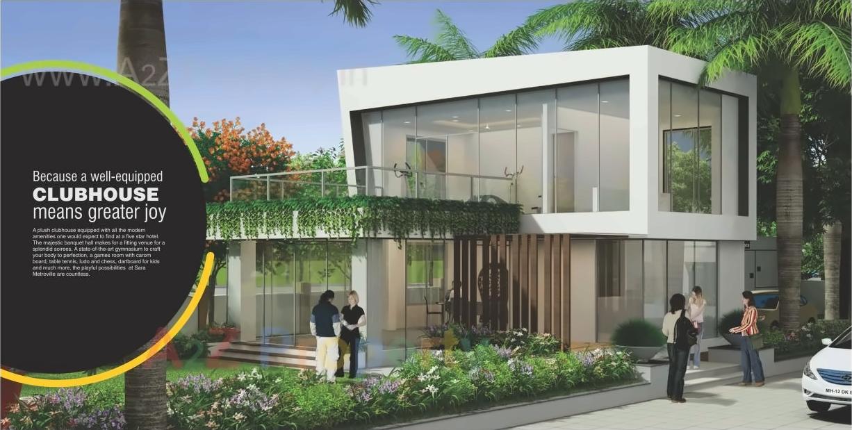 3D Elevation of real estate project Sara Metroville B located at Punawale, Pune, Maharashtra