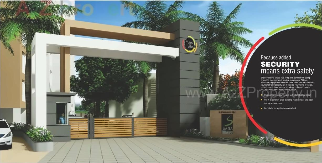3D Elevation of real estate project Sara Metroville B located at Punawale, Pune, Maharashtra