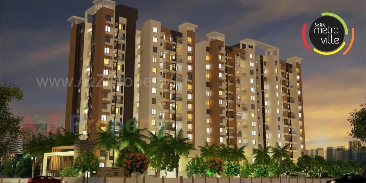 3D Elevation of real estate project Sara Metroville B located at Punawale, Pune, Maharashtra