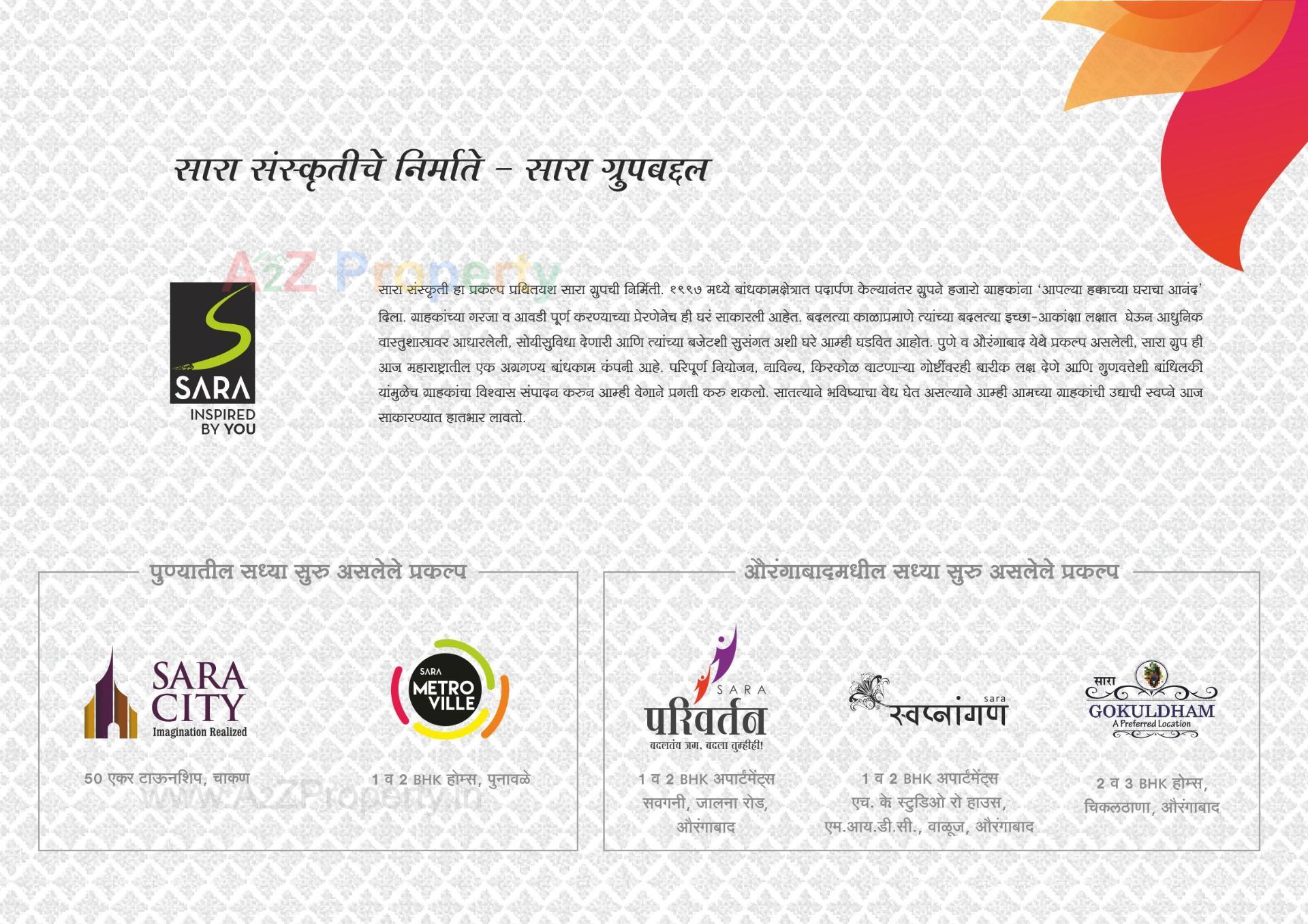  of real estate project Sara Sanskruti located at Kharabwadi-ct, Pune, Maharashtra