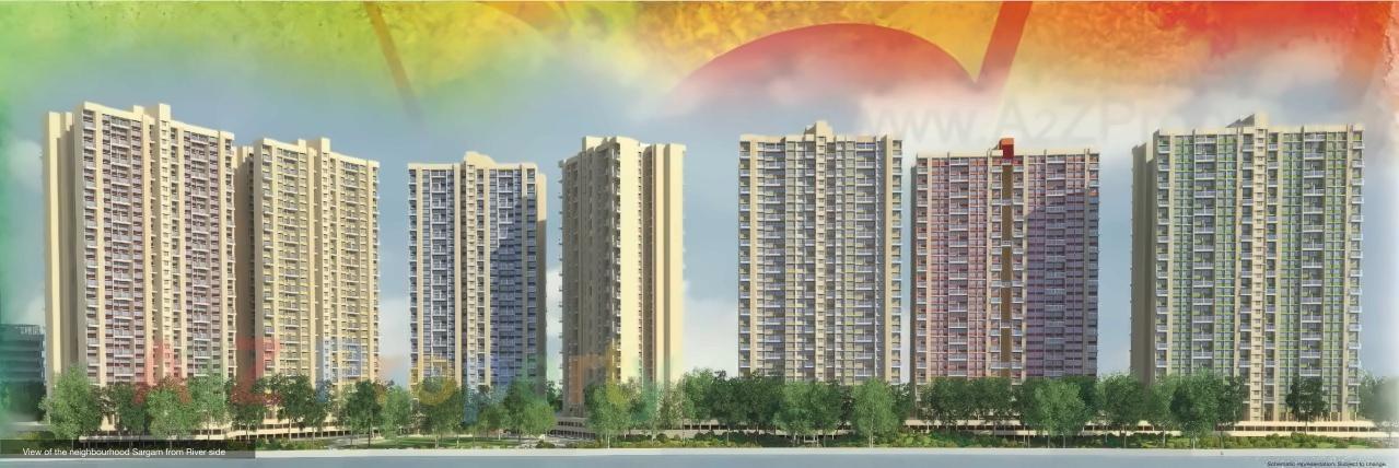 3D Elevation of real estate project Sargam At Nanded City located at Nanded, Pune, Maharashtra