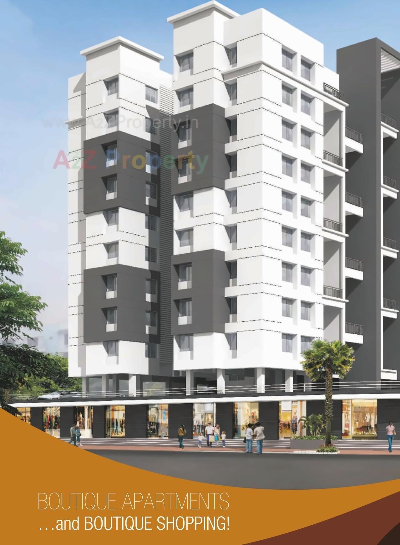 3D Elevation of real estate project Satyam Rajyog located at Dhanori, Pune, Maharashtra