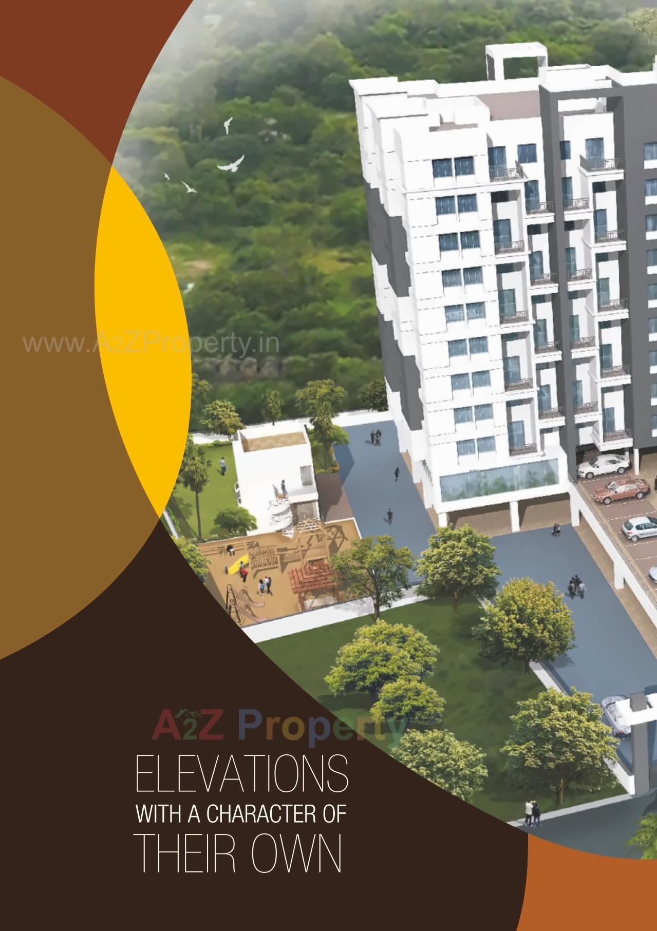 3D Elevation of real estate project Satyam Rajyog located at Dhanori, Pune, Maharashtra