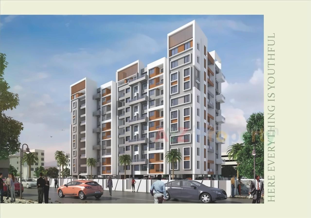 3D Elevation of real estate project Sbm Aviva located at Hinjavadi-ct, Pune, Maharashtra