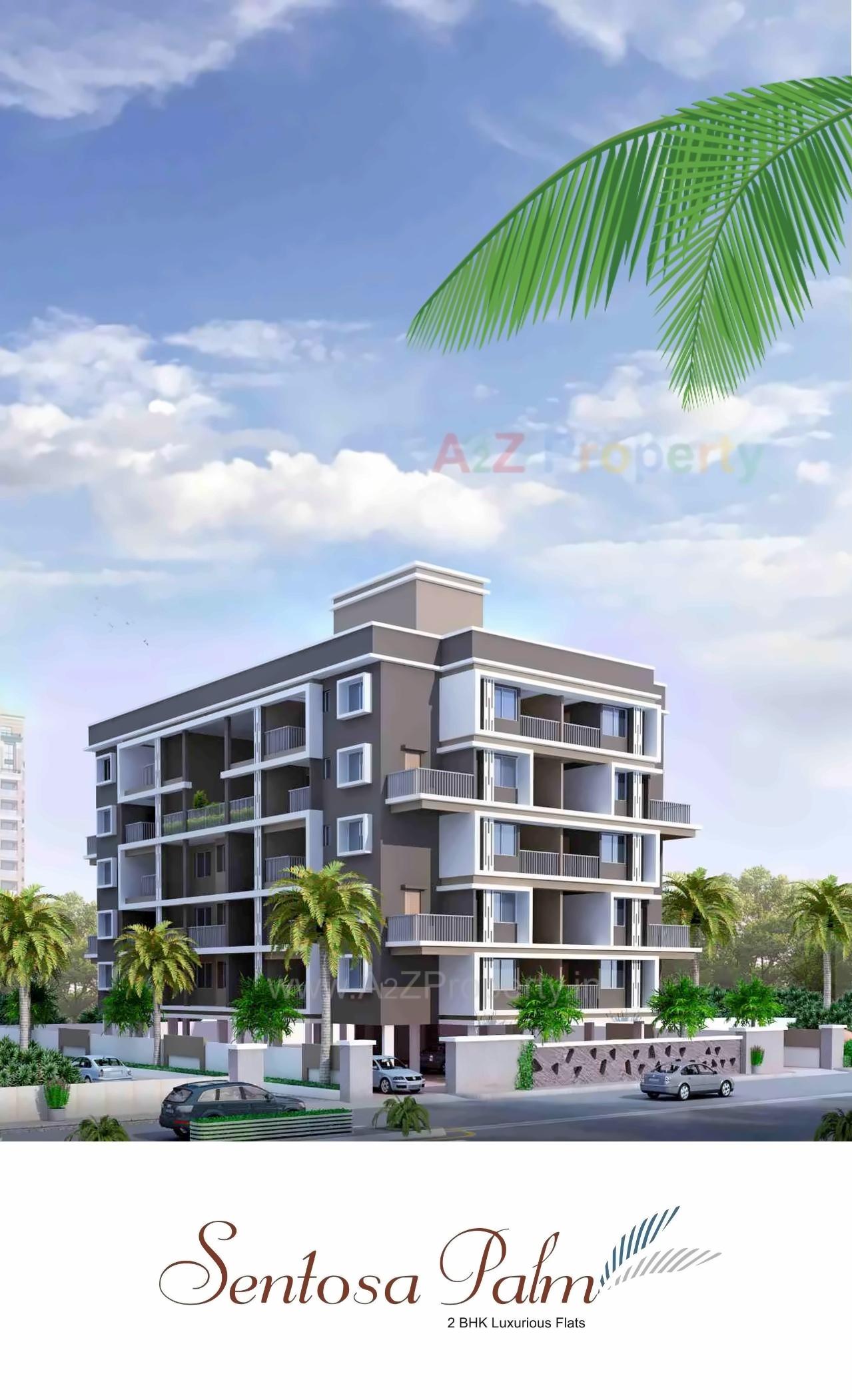 3D Elevation of real estate project Sentosa Palm located at Wakad, Pune, Maharashtra