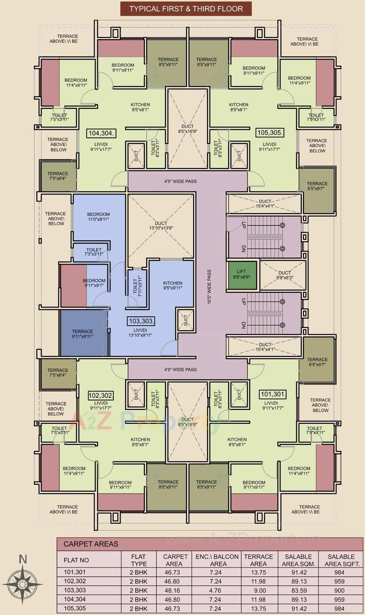Layout of real estate project Sentosa Palm located at Wakad, Pune, Maharashtra
