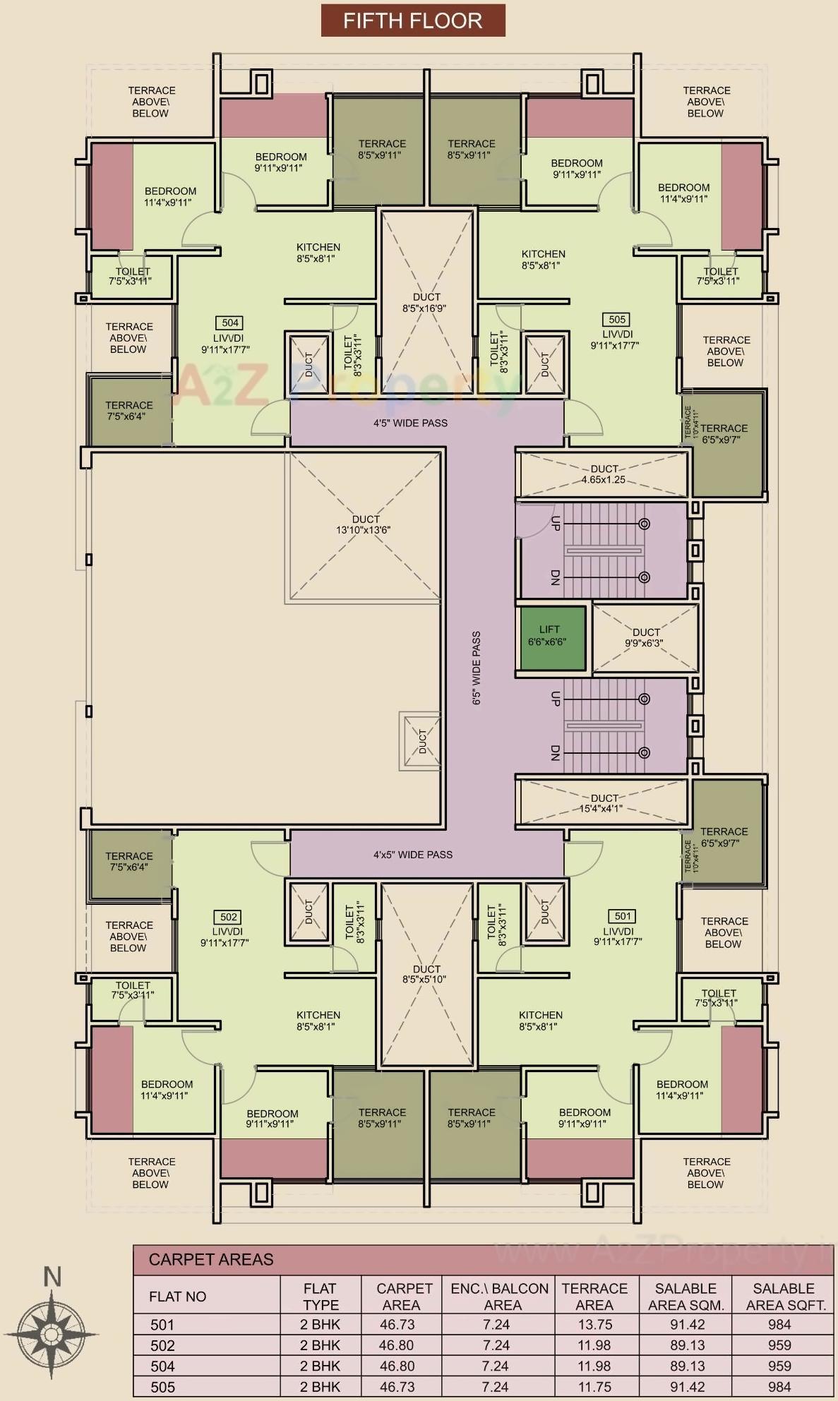 Layout of real estate project Sentosa Palm located at Wakad, Pune, Maharashtra