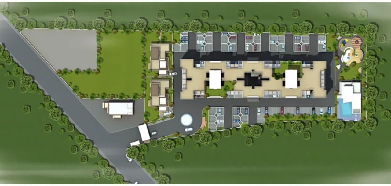 Layout of real estate project Serrene located at Undri, Pune, Maharashtra