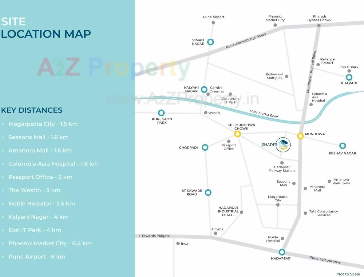  of real estate project Shades located at Mundhawa, Pune, Maharashtra