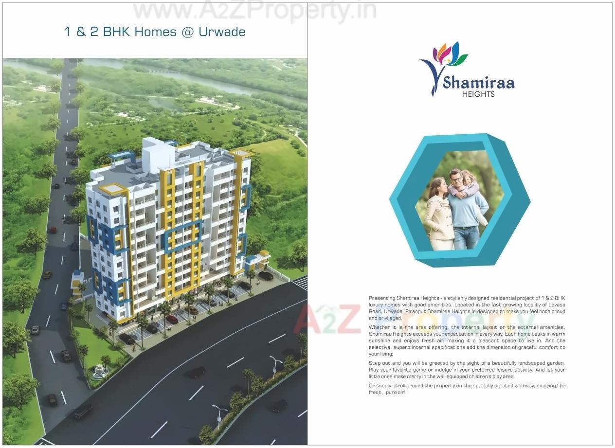 3D Elevation of real estate project Shamiraa Heights located at Uravade, Pune, Maharashtra