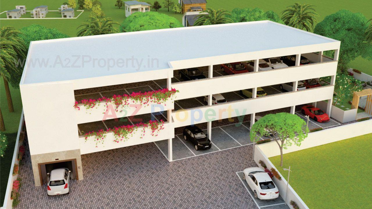 Car Parking Complex Big of real estate project Shankeshwar Darshan located at Pimpri-chinchawad-m-corp, Pune, Maharashtra