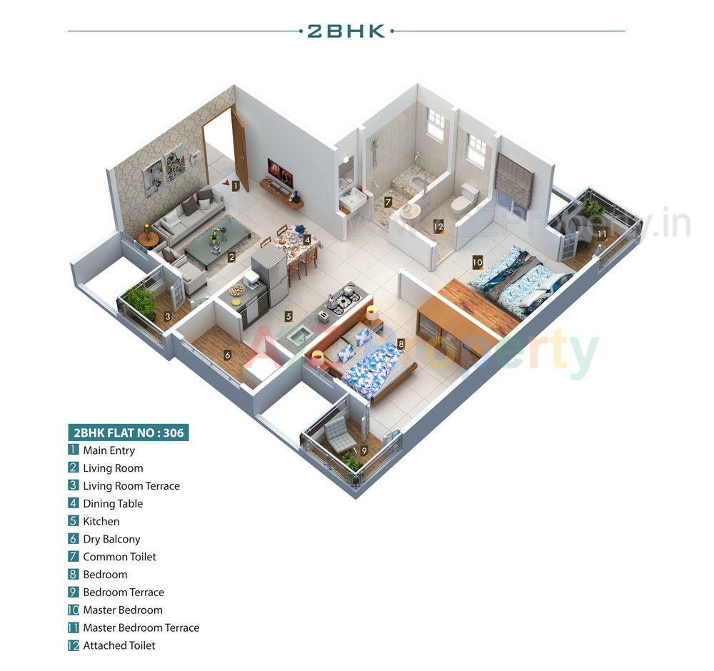 2bhk Cs Big of real estate project Shankeshwar Wisdom located at Pimpri-chinchawad-m-corp, Pune, Maharashtra