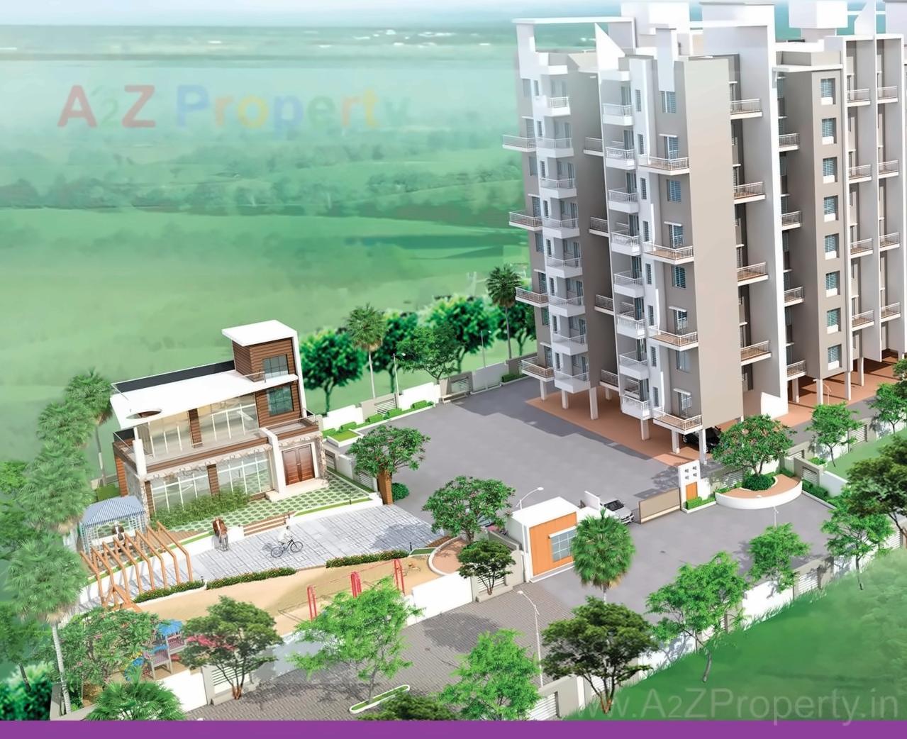 3D Elevation of real estate project Shantai Divine Bliss located at Punawale, Pune, Maharashtra