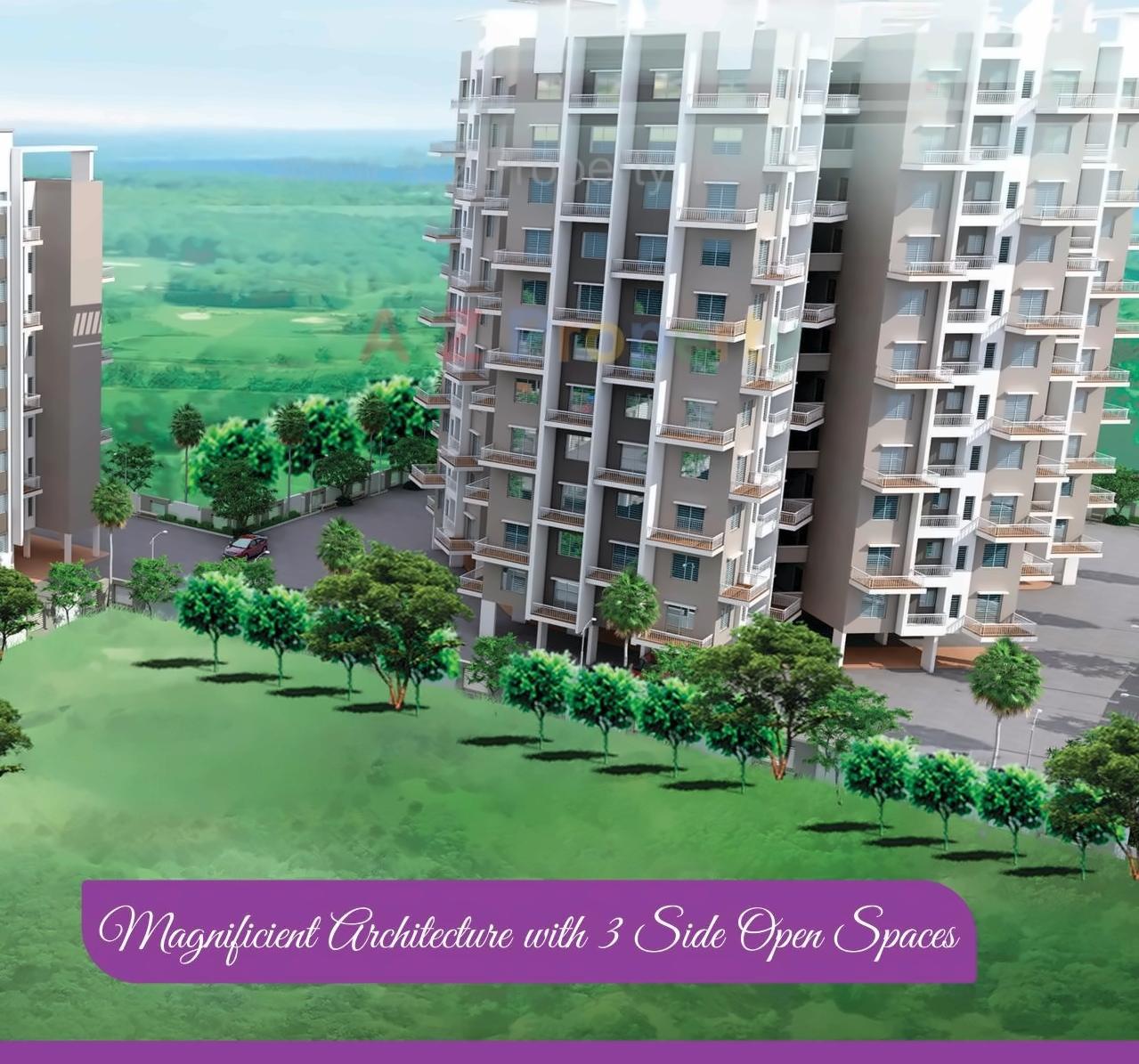 3D Elevation of real estate project Shantai Divine Bliss located at Punawale, Pune, Maharashtra