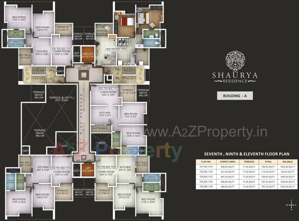 Layout of real estate project Shaurya Residence located at Lohgaon, Pune, Maharashtra
